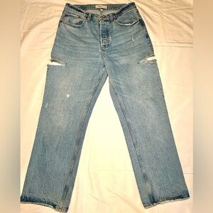 Abercrombie & Fitch Light Blue Baggy Denim 10R